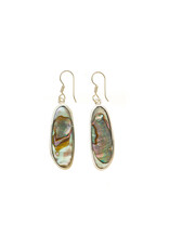 Trade roots Costa Abalone Earrings, Mexico