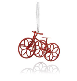 Trade roots Red Metal Trike Ornament,  India