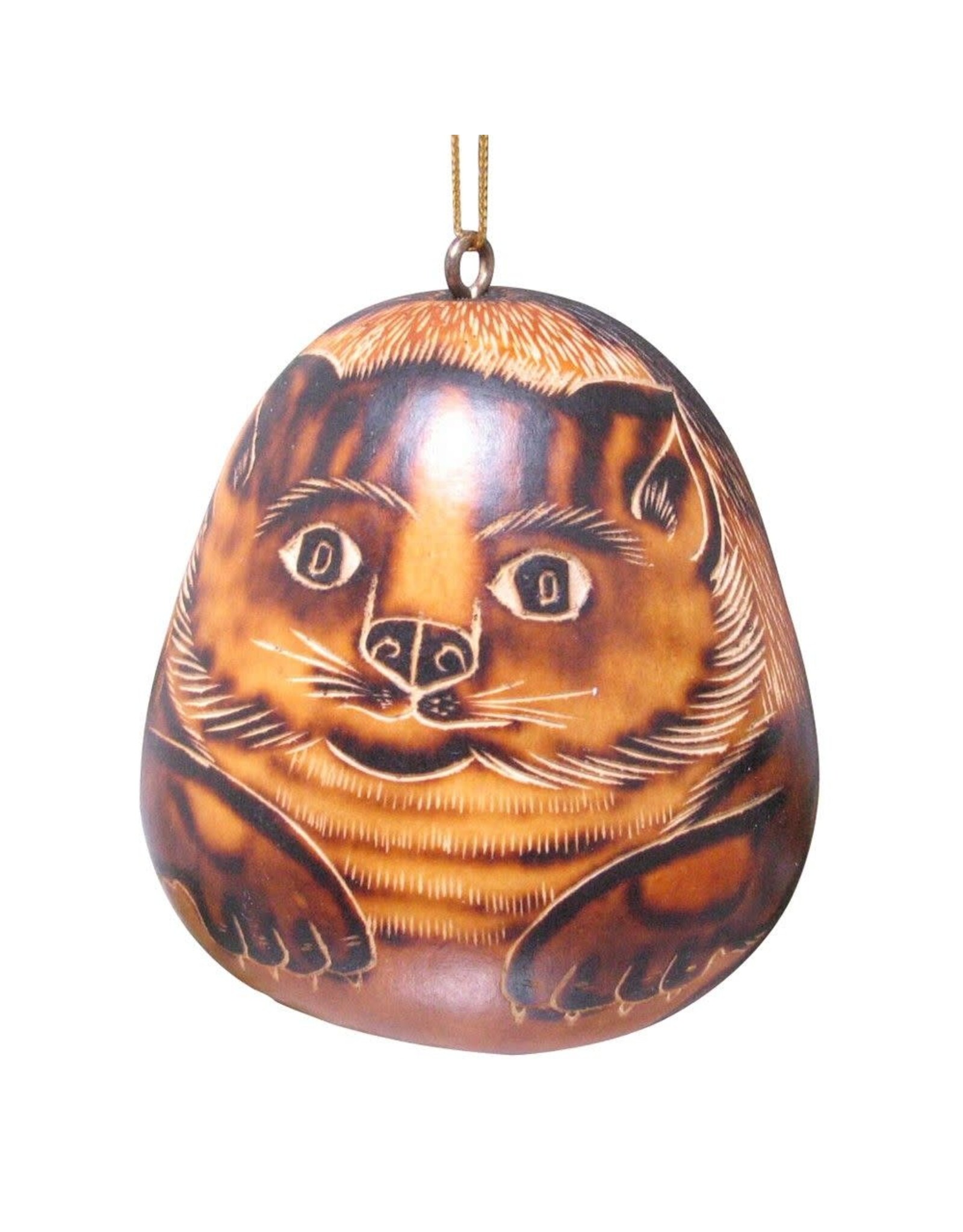 Trade roots Cat Mini Gourd Ornament, Variety of Designs, Peru, Sold Individually