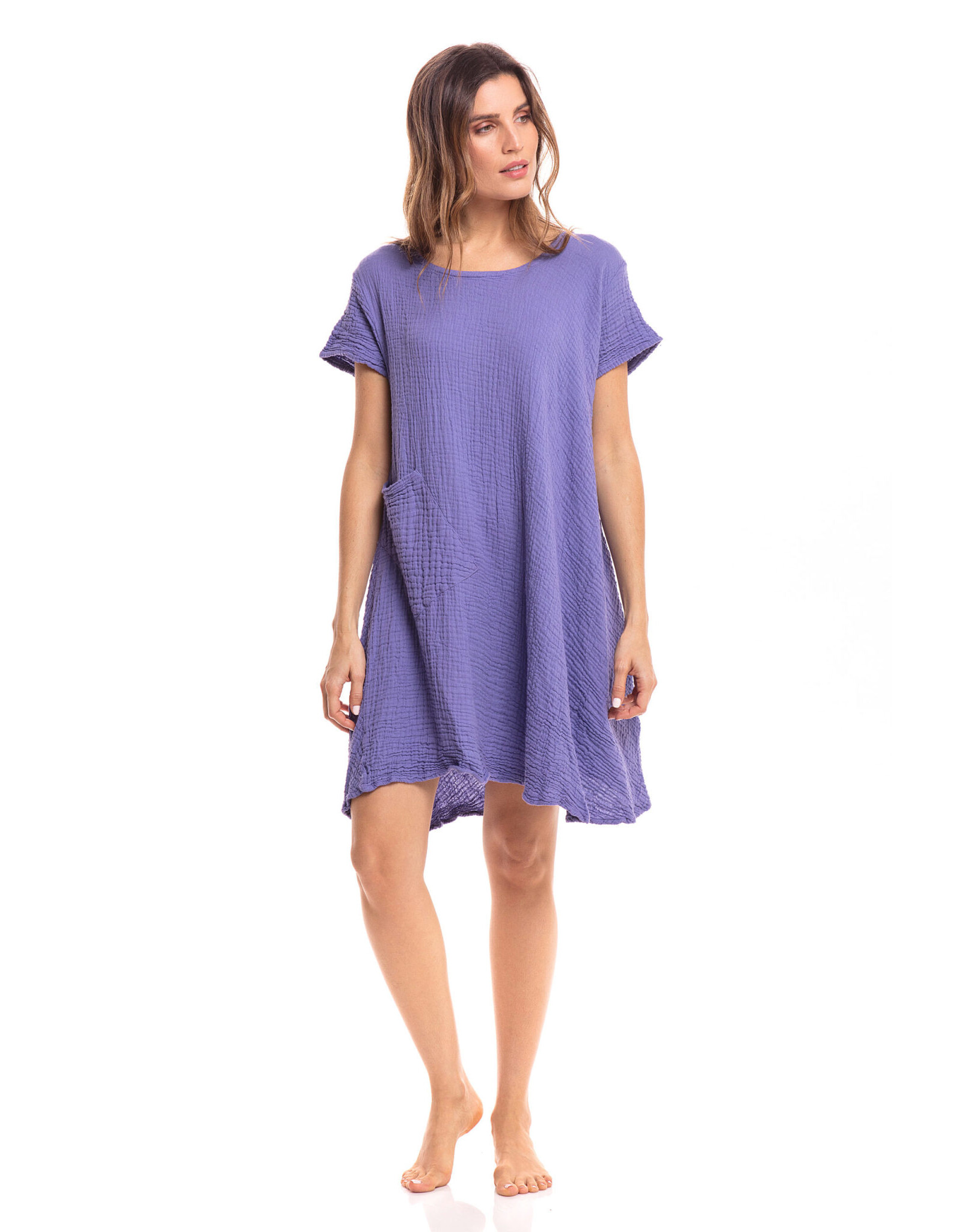 Trade roots Thai Cotton Cap Sleeve Lilac, Thailand