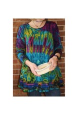 Trade roots Layered Tie Dye Tunic, Thailand (Colors will vary)