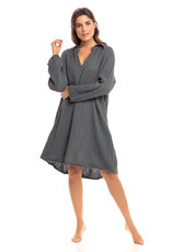 Trade roots Thai Cotton Long Sleeve Shirt Dress, Thailand