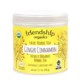 Trade roots Friendship  Organic Teas Ginger Cinnamon