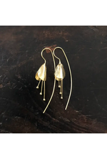 Trade roots Vermeil Bluebell Earrings, Thailand