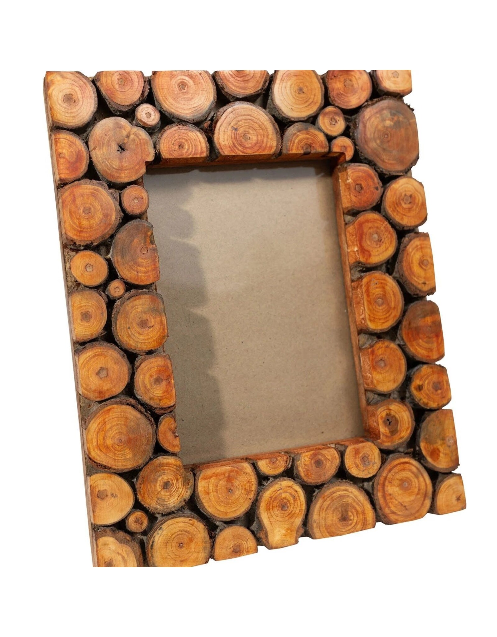 Trade roots 5x7 Wood Slice Frame, India