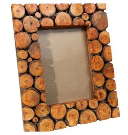 Trade roots 5x7 Wood Slice Frame, India