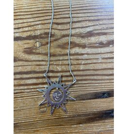 Trade roots Ethereal Drop Silver Necklace