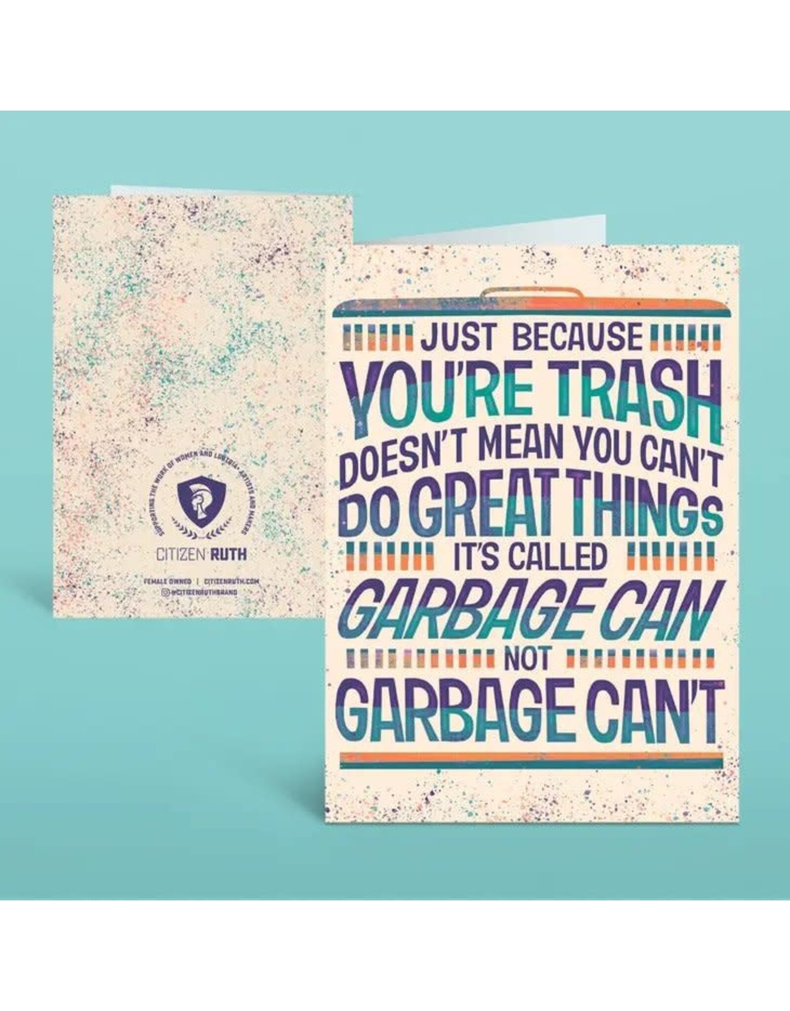 Trade roots Garbage CAN card