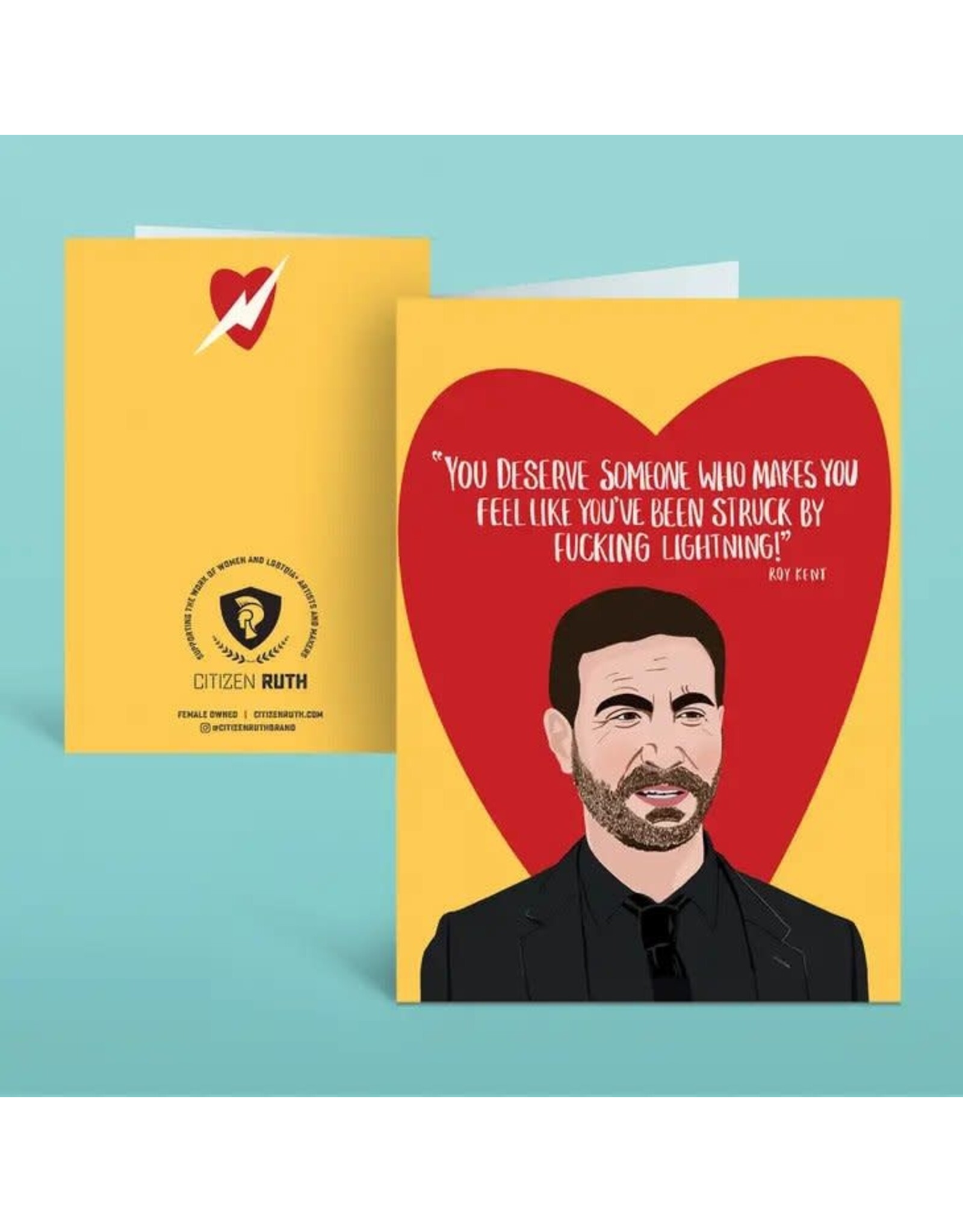 Trade roots You Deserve Someone, Roy Kent Struck by Fucking Lightning Card