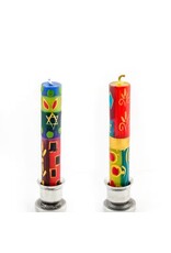 Trade roots Judaica Shabbat, Pair Candles 4.75", South Africa