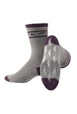 Organic Cotton Snuggle Socks, Super Leaf Gray