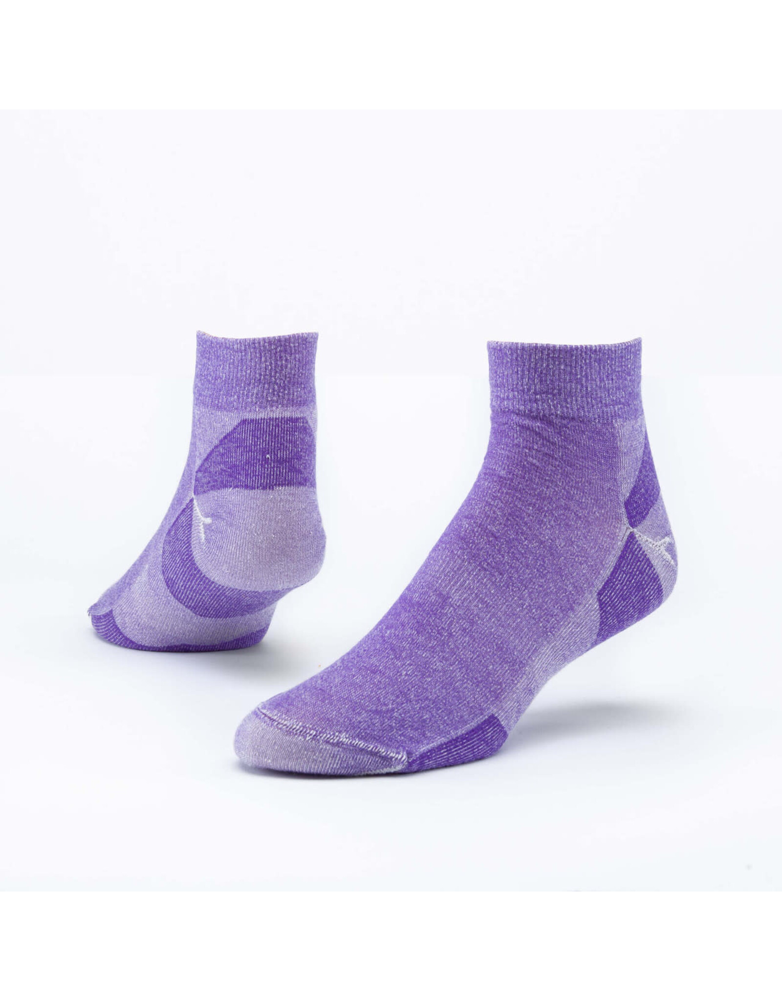 Wool Urban Ankle Socks, Purple