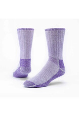Trade roots Mountain Hikers' Socks, Organic Wool, Dark Purple
