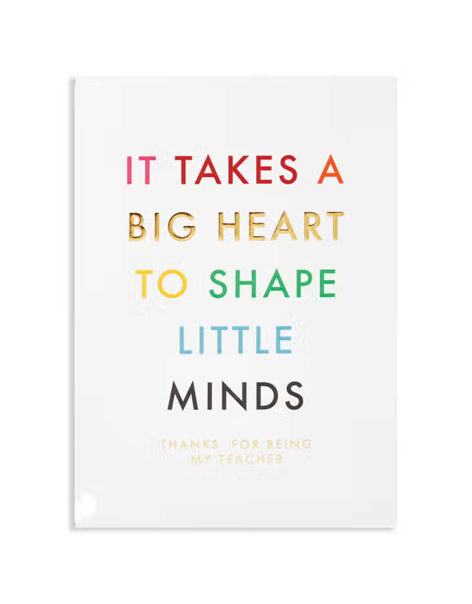 Big Heart Card, Teacher Card