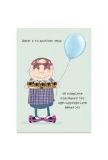 Disregard Boy Birthday Card