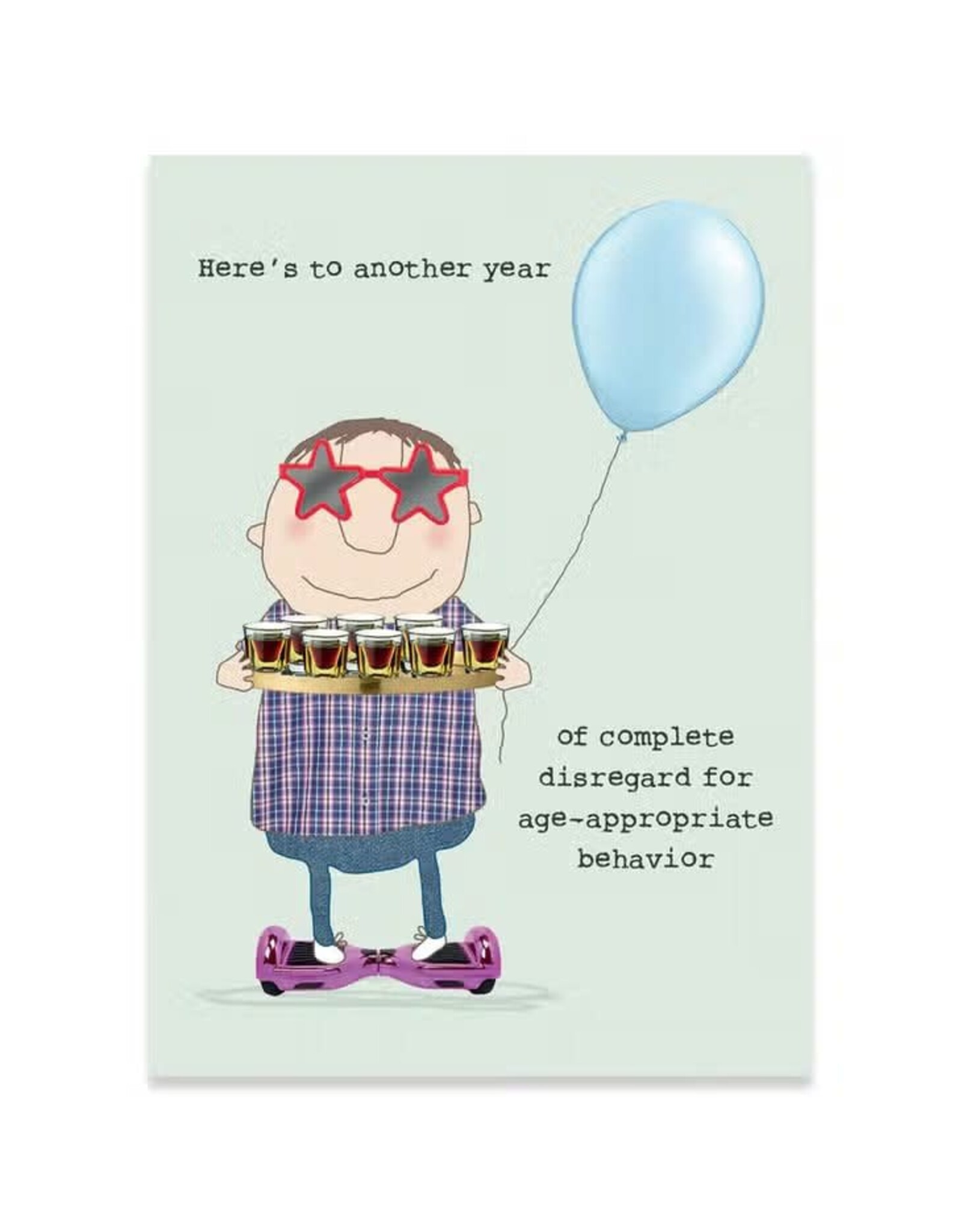 Disregard Boy Birthday Card