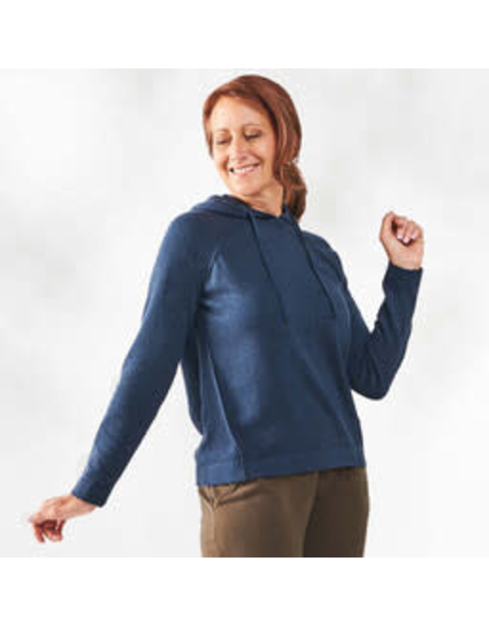Unisex Sweater Hoodie, Blue Heather