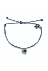 pura vida blue bracelet with heart charm