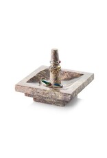 Trade roots Stepwell Gorara Ring Dish, India