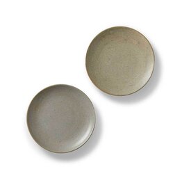 Trade roots Stone Gray Dhabba Salad Plates, Set of 2, Nepal