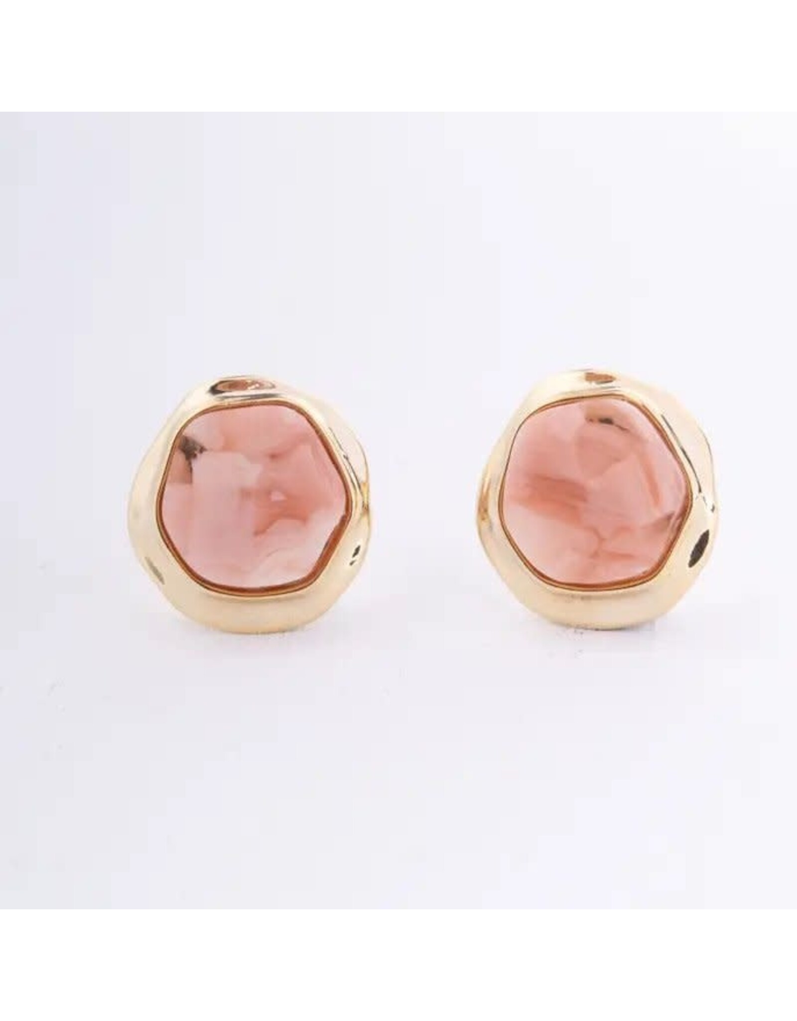 Opulence Opal Studs in Iridescent Pink, Asia