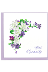 Trade roots Flower Sympathy, Quilling Card, Vietnam