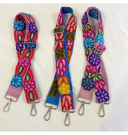 Hand embroidered/Hand loomed Strap, Bag, Camera, Guitar, Peru