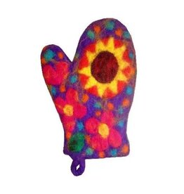 Felted Oven Mitt, Nepal