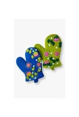 Embroidered Oven Mitt, Nepal