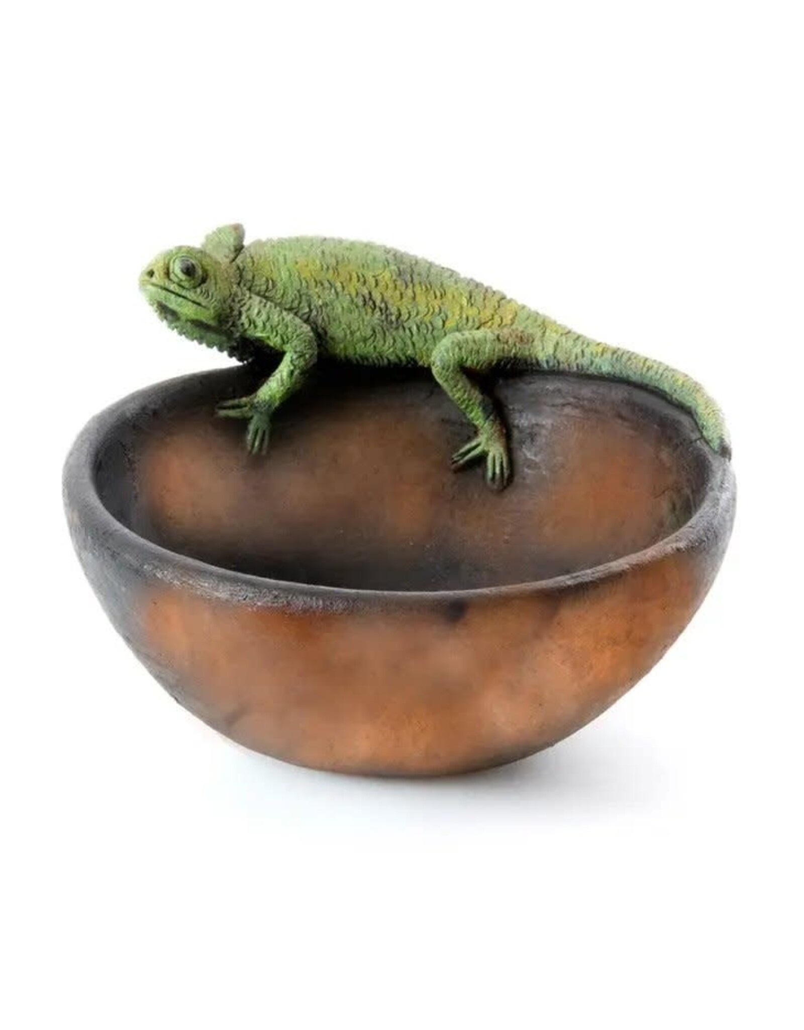 Kenyan Chameleon Ceramic Bowl, Kenya