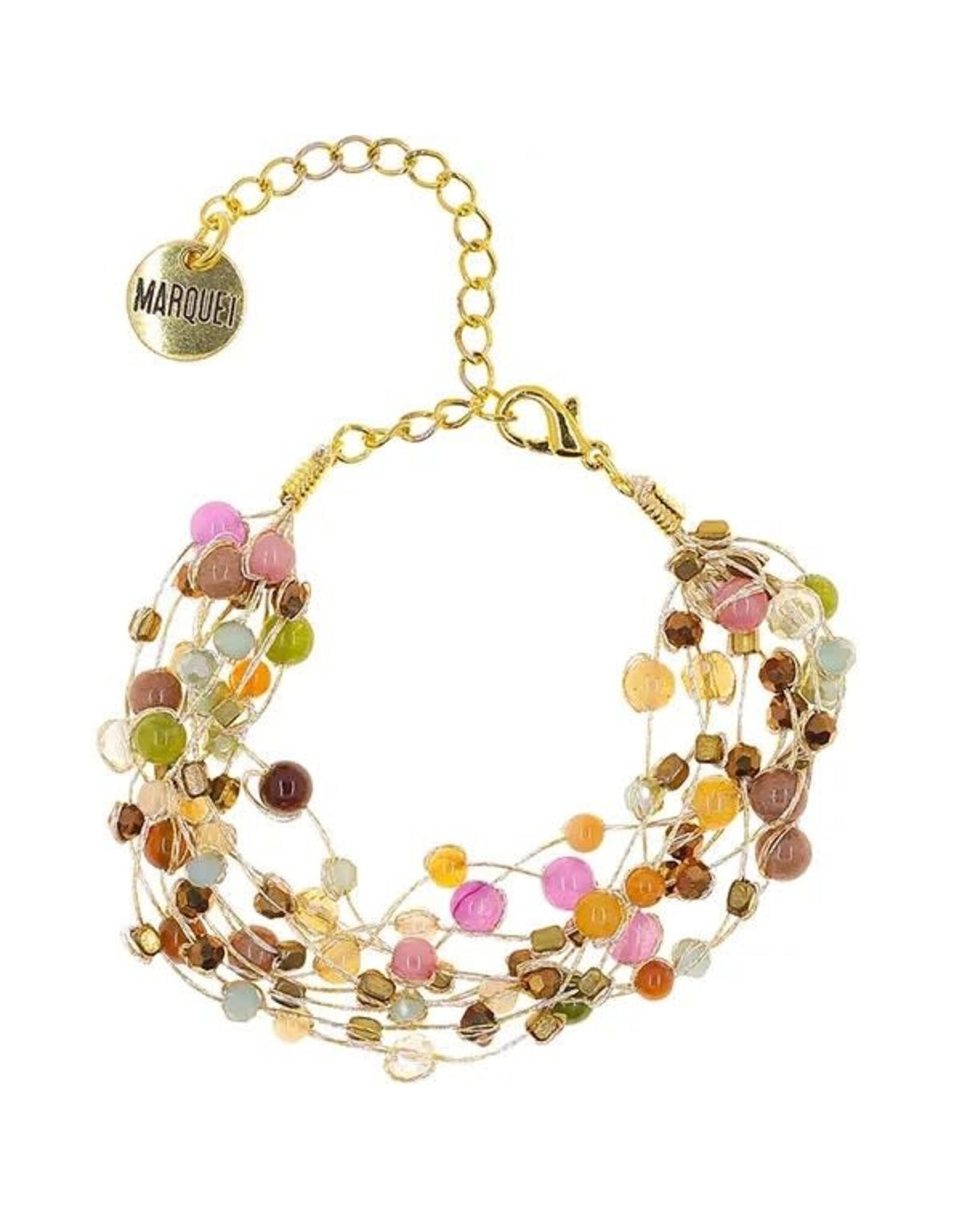 Reena Silk and Stone Bracelet, Thailand