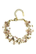 Reena Silk and Stone Bracelet, Thailand