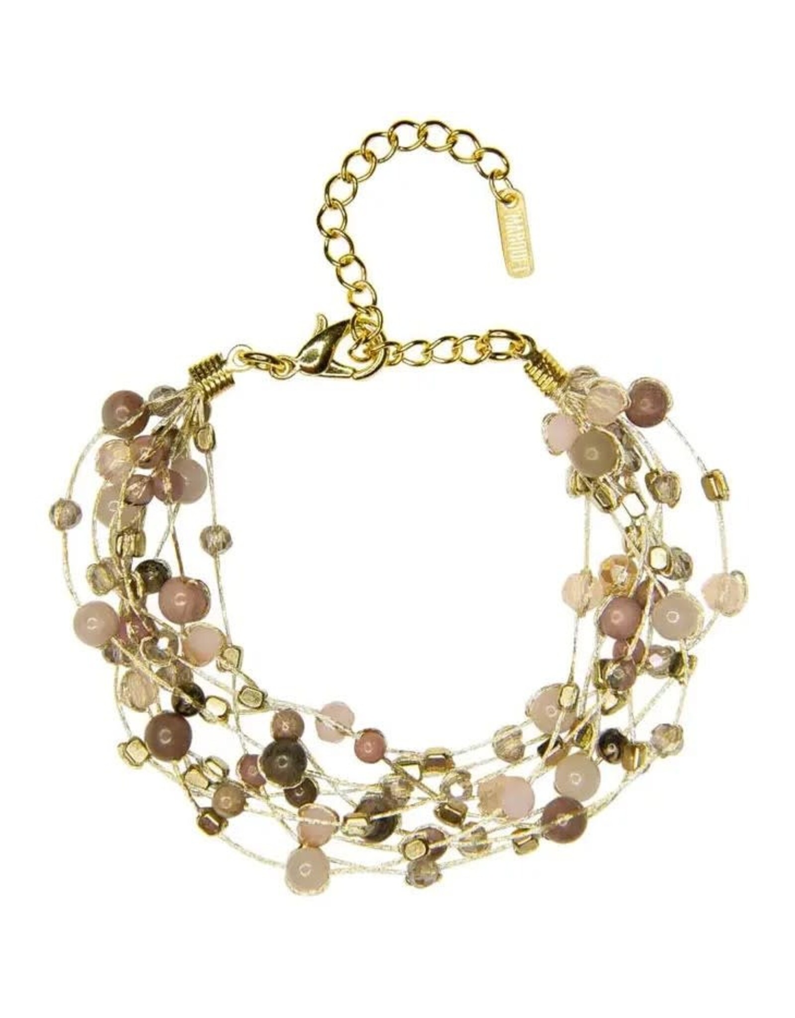 Reena Silk and Stone Bracelet, Thailand