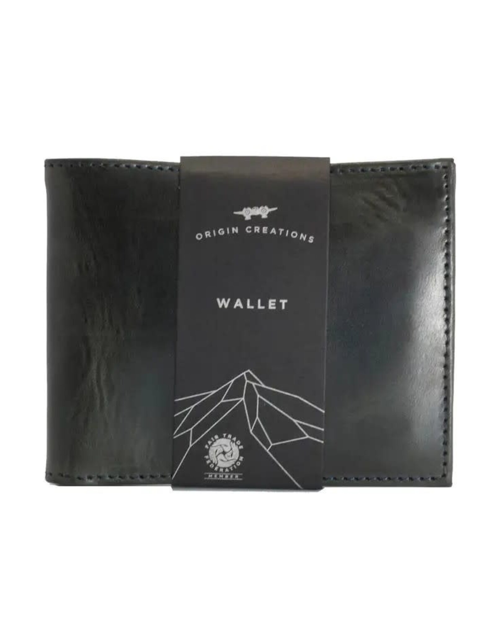 BiFold Leather Wallet, Black, Nicaragua