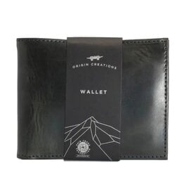 BiFold Leather Wallet, Black, Nicaragua