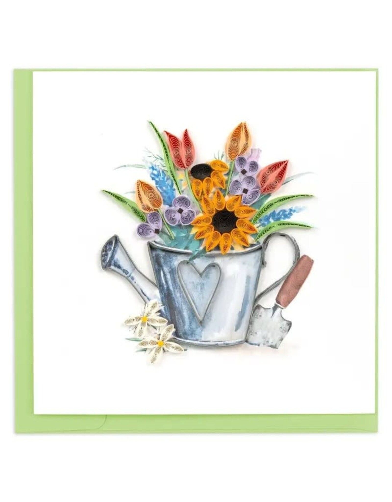 Trade roots Happy Gardening Quilling Card