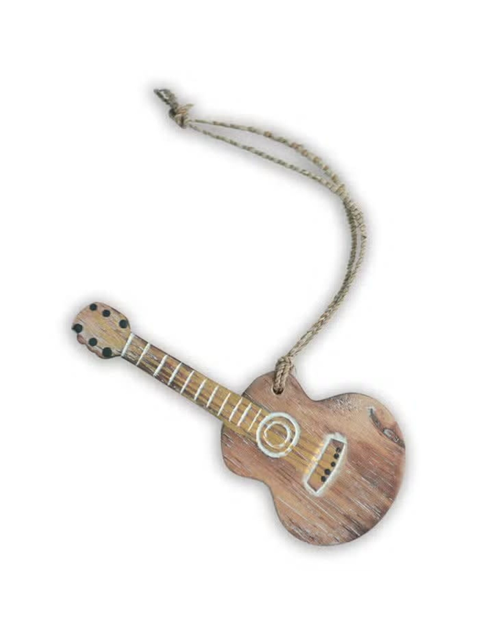 Wooden Guitar Ornament, Indonesia