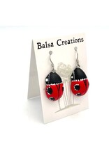 Balsa Wood Earrings, Nicaragua