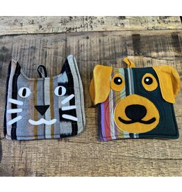 Cat and Dog, Pot Holder, Guatemala