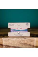 Tidal Wave String Bracelet, Pink Sand or Sea Breeze, Guatemala