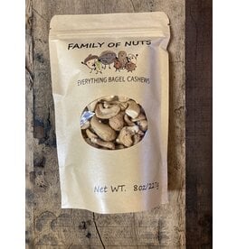 Trade roots Roasted Nuts, Everything Bagel Cashews, local, 8oz