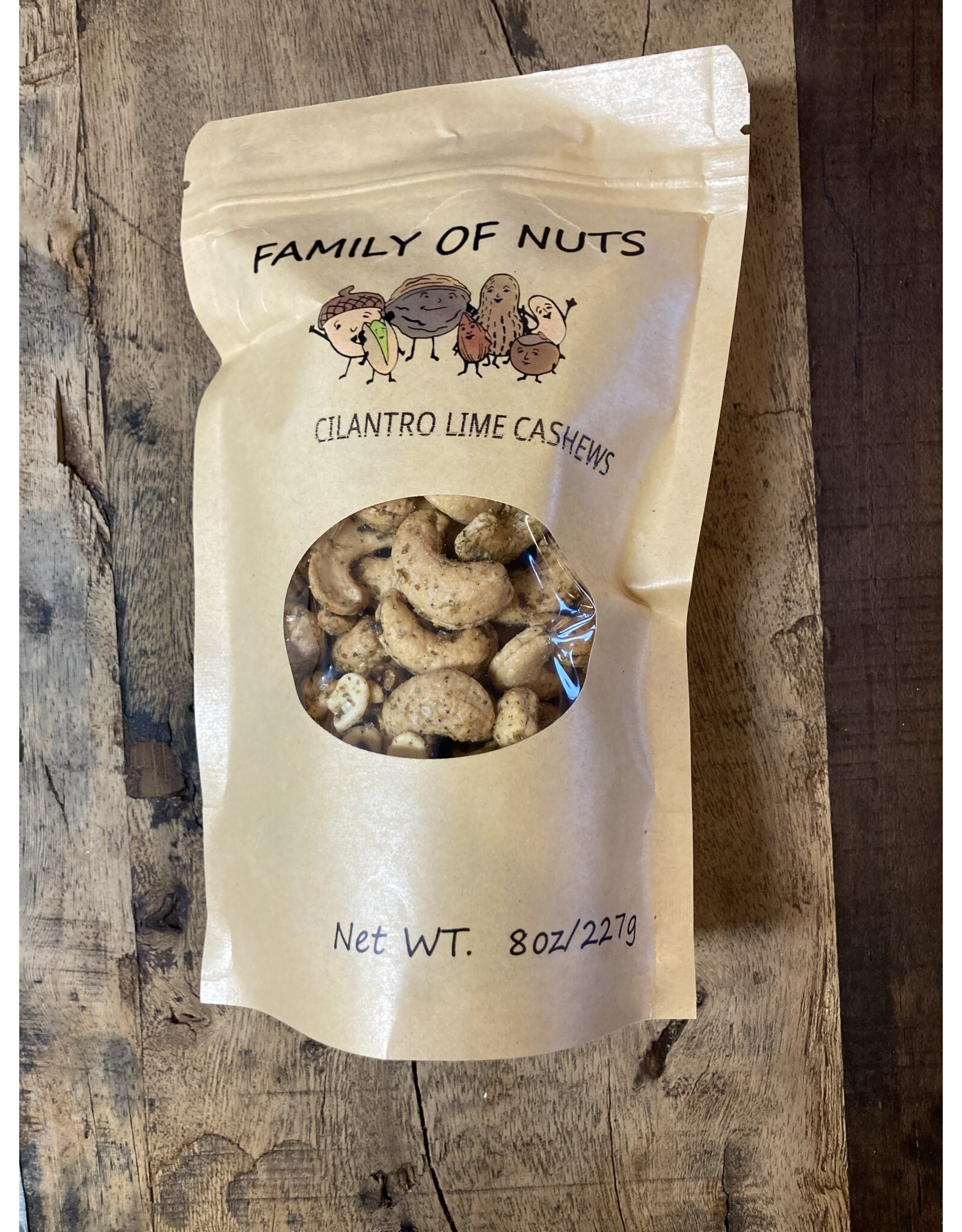Trade roots Roasted Nuts, Cilantro Lime Cashews, local, 8oz