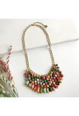 Kantha Waterfall Necklace, India