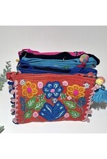 Trade roots Lirio Hand Embroidery Crossbody Bag, Peru