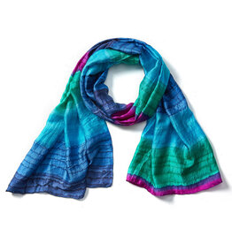 Kalyani Twilight Silk Scarf, India