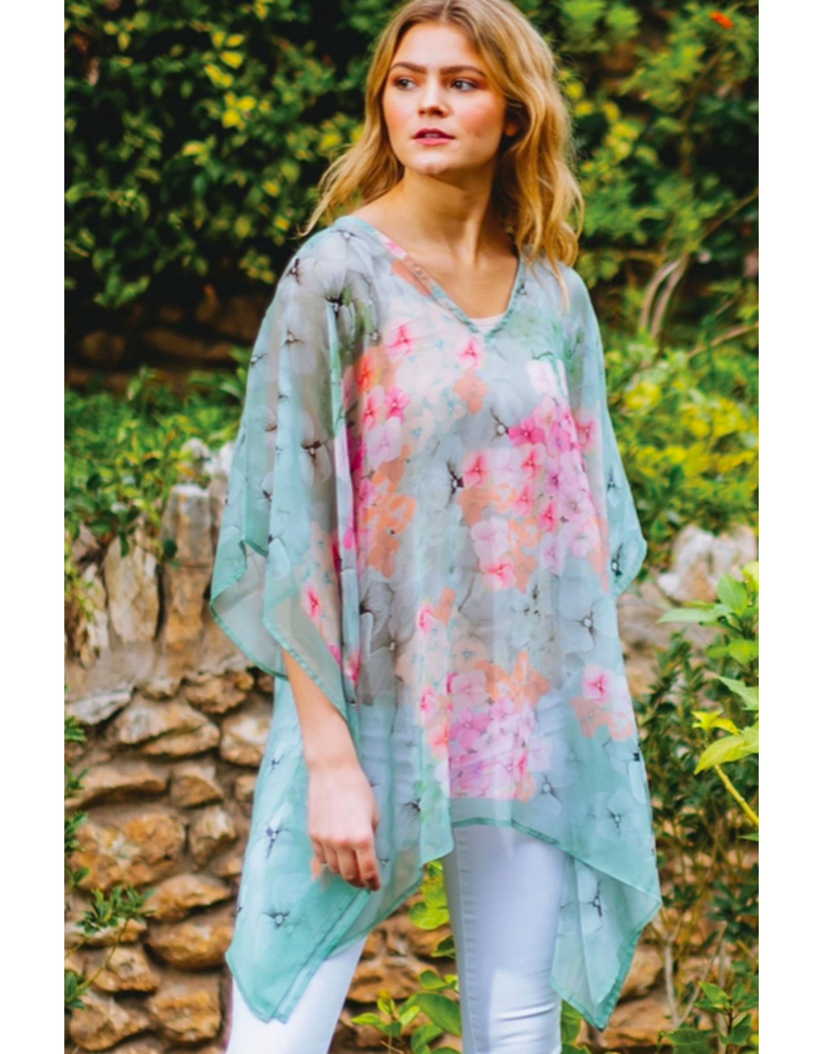 Trade roots Kumari Cupro Tops,  Sage & Rose, O/S, India
