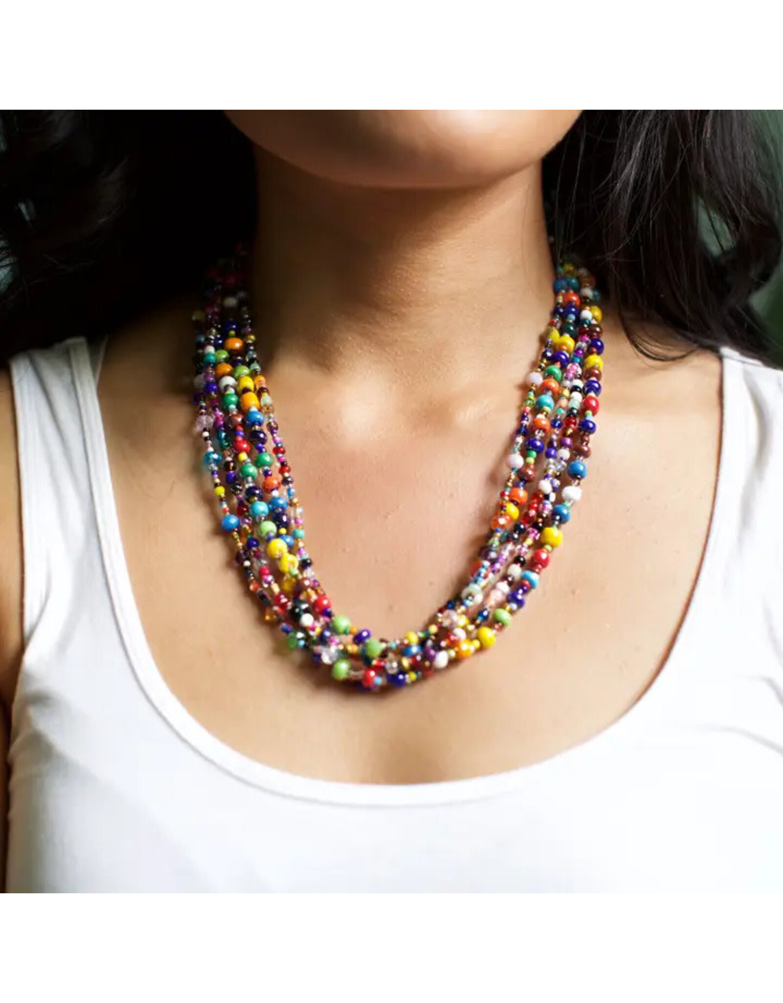 Gumball Magnetic Necklace, Guatemala