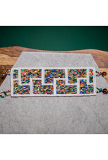 Mosaic Beaded Cuff, White, Guatemala