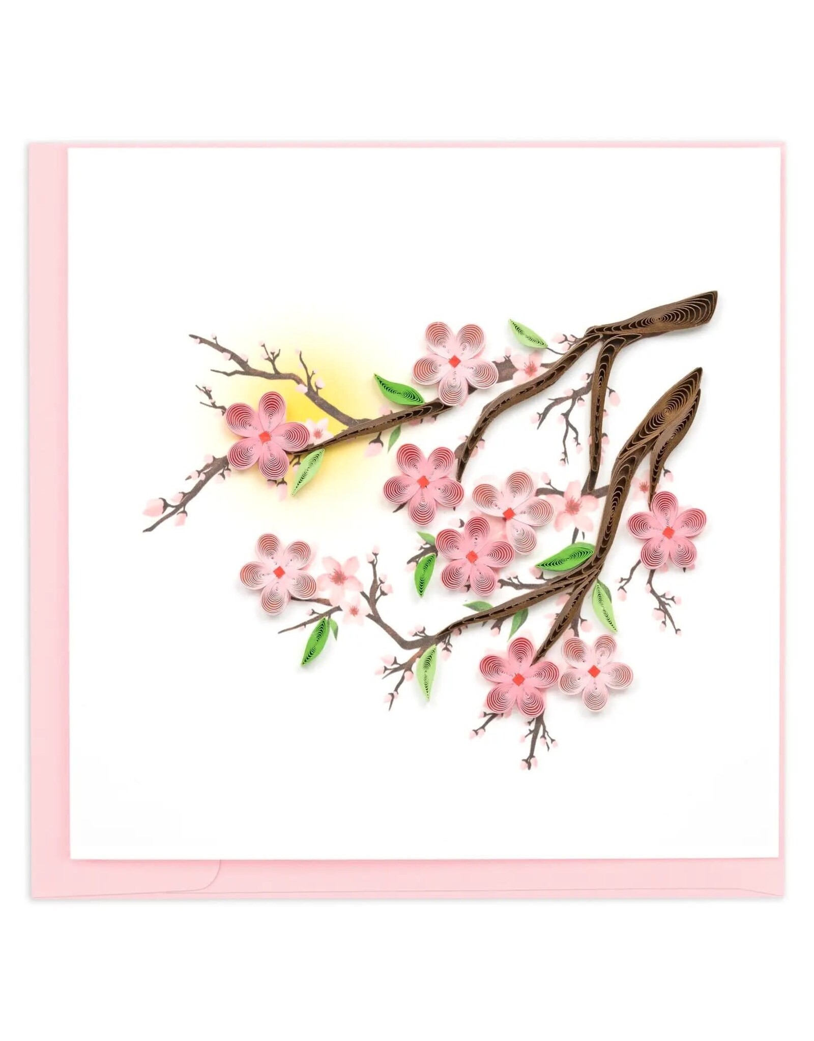 Trade roots Cherry Blossoms Quilling Card, Vietnam