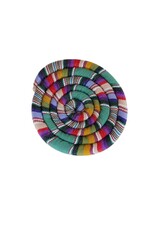 Large Spiral Spiced Heatable Trivet, Guatemala Gaia
